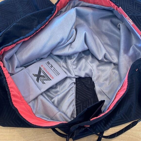 ZeroXposur Mens UPF 50+ Protection Quick Dry Swim Trunks Black Met X-Large NWT - Picture 4 of 5